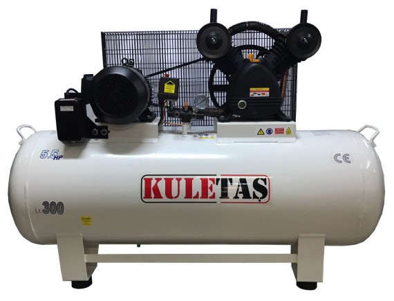 KULETAŞ 300 LİTRE 8 BAR HAVA KOMPRESÖRÜ 380 V