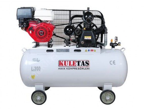 KULETAŞ 300 LİTRE 12 BAR BENZİNLİ HAVA KOMPRESÖRÜ