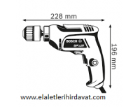 BOSCH GBM 6 RE DARBESİZ 350W 10MM MATKAP+VİDALAMA