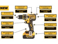DEWALT DCDF790D2 ŞARJLI VİDALAMA MATKAP 18V BRUSHLES MOTOR