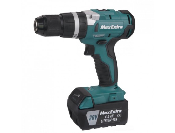 MAXEXTRA MXP2940D 20 Volt 4 Amper Darbeli Akülü Matkap 2 Akü