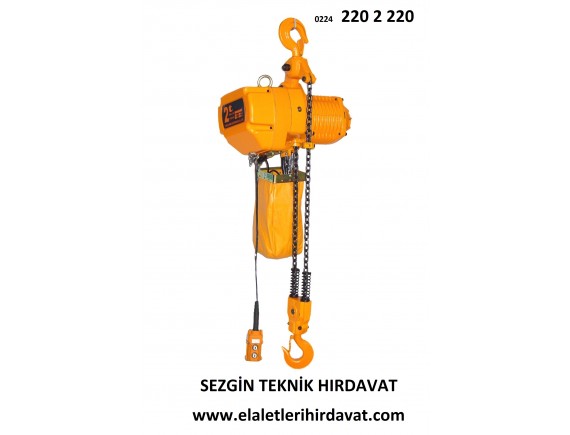 Pratik vimç 2 ton sabit askılı çift zincirli vinç PVHKD0201S (sıvı yağlı)