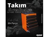 RICO 025-TA0016 5 ÇEKMECELİ DOLU TAKIM ARABASI