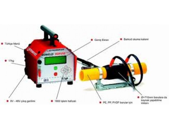 ROTHENBERGER ROWELD ROFUSE 48 V BASİC ELEKTROFÜZYON KAYNAK MAKİNASI