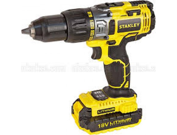 STANLEY STDC18V LHBK 2A LİON DARBELİ ŞARJLI MATKAP